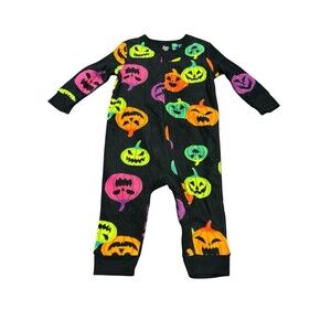 Baby Boys Girls Hyde and Eek! Halloween Fleece Sleeper Size 3-6 months NWT
